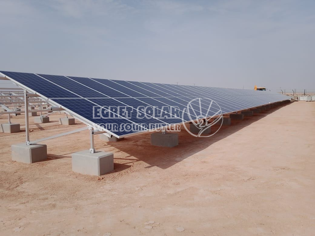 300KW Solar Ground Mounting Structure Install in UAE