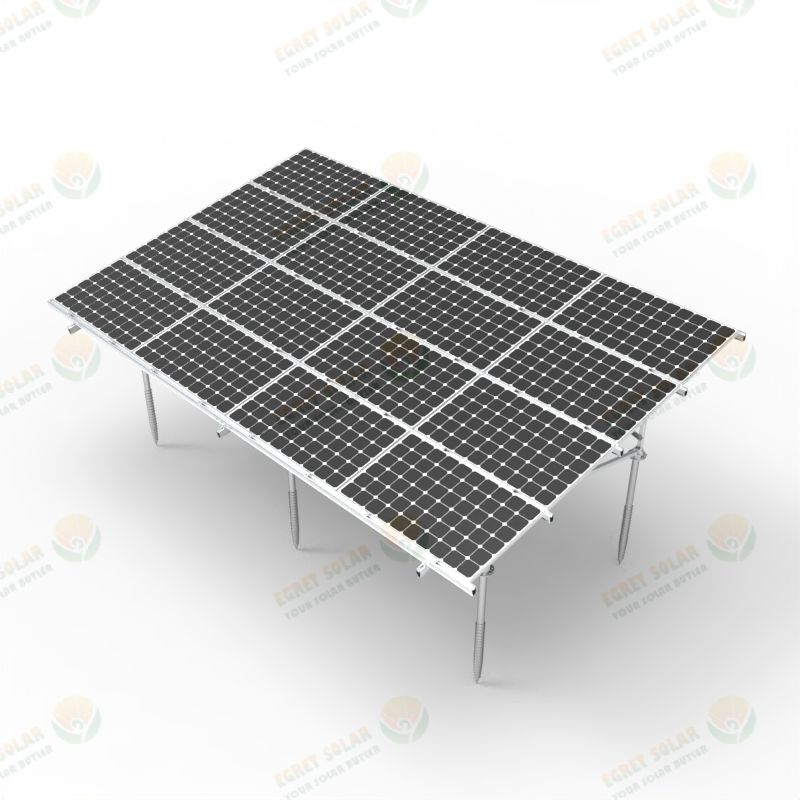 Egret solar company is a specialist in the photovoltaic bracket industry