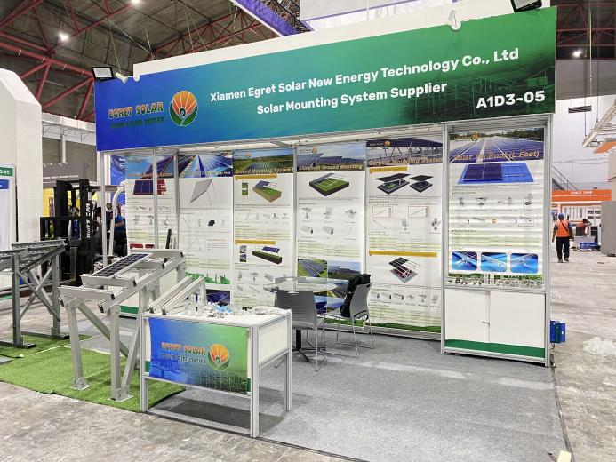 Egret Solar Mounting Bracket Shines at Solartech Indonesia 2026