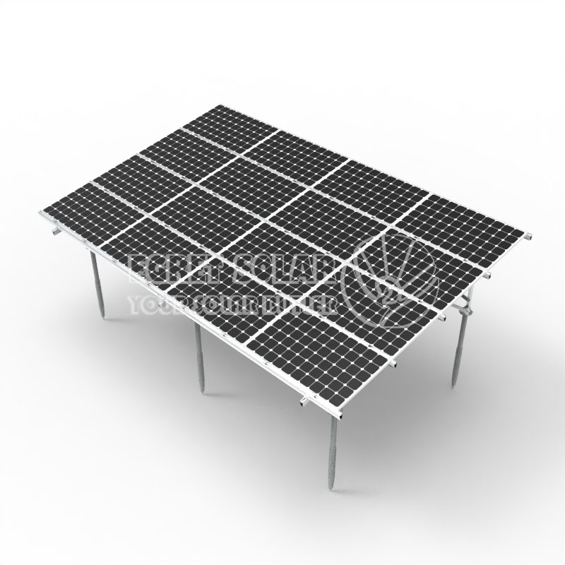 Ground Screws Structure For PV Ground Mounting