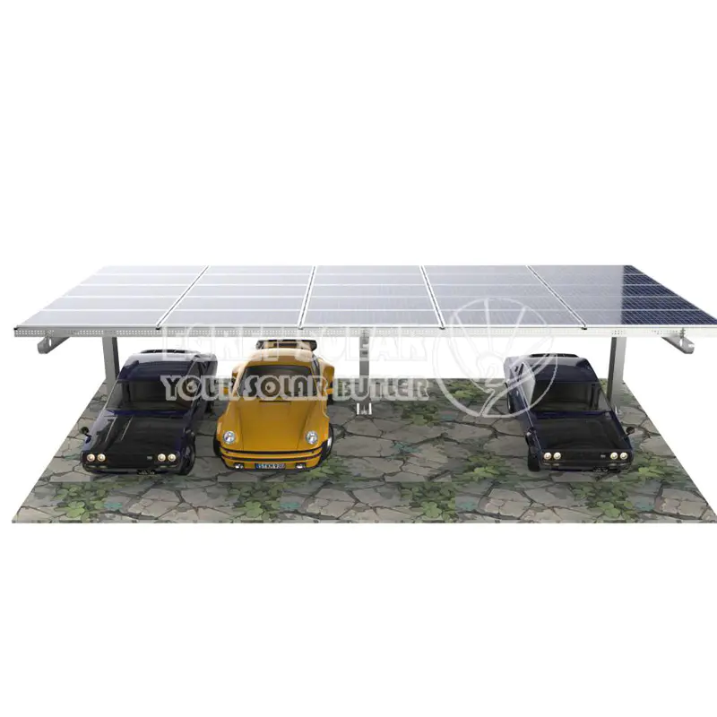 Single Post Solar Carport System Single Post Solar Carport System